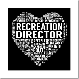 Recreation Director Heart Posters and Art